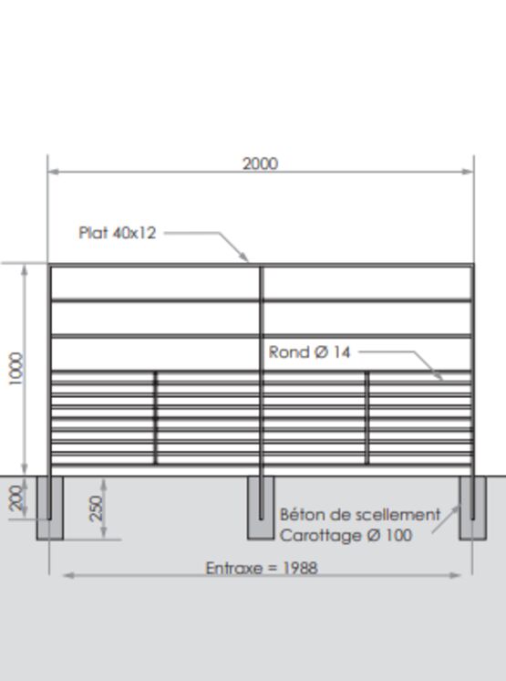  Barrière de sécurité | Barrière sécurisée Artimon en acier inoxydable 304L - SEMCO