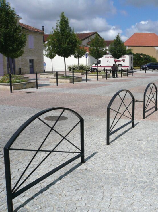 Barrière de voirie | Barrière Horizon en acier thermolaqué