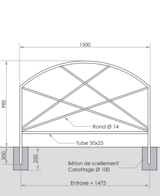  Barrière de voirie | Barrière Horizon en acier thermolaqué - SEMCO