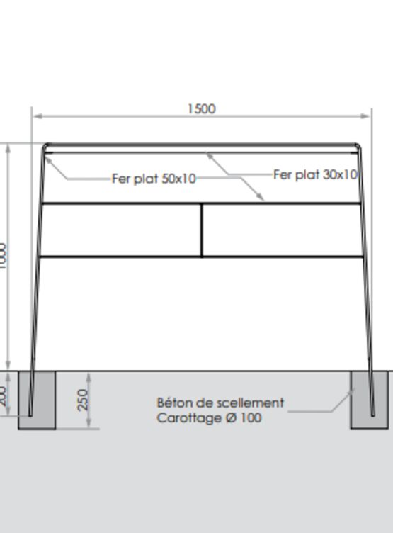  Barrière de voirie | Barrière Pixel en acier thermolaqué - SEMCO