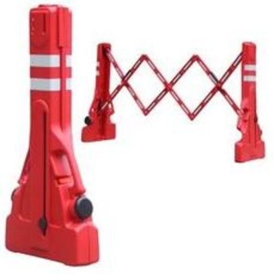  Barrière extensible transportable en PVC à lester longueur 2.20 m | BAREXP220 - Équipements de sécurité et de signalisation