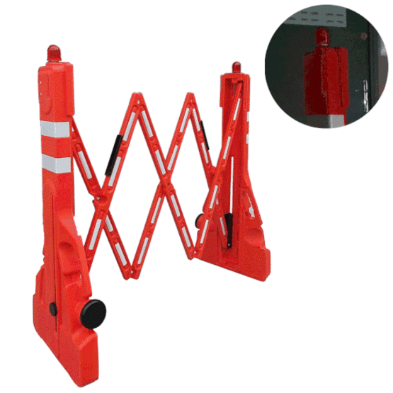  Barrière extensible transportable en PVC à lester longueur 2.20 m | BAREXP220 - EQUIPEMENTECH
