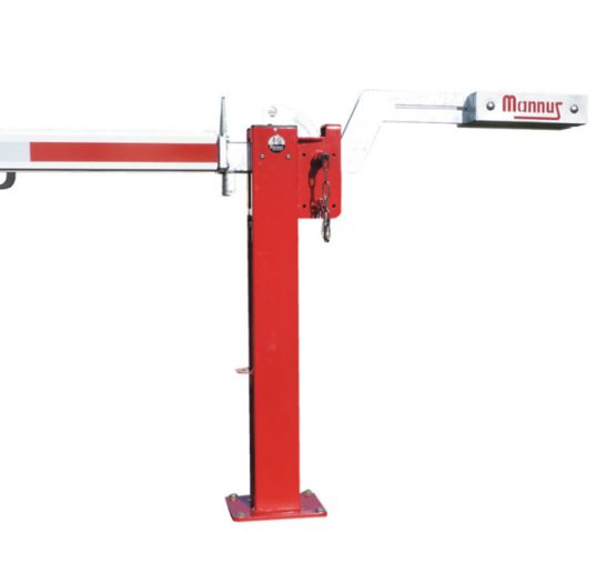  Barrière levante à contrepoids, support de lisse fixe - NORMEQUIP