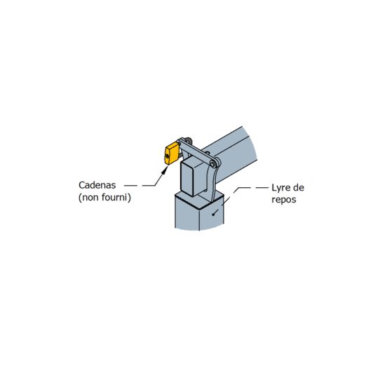  Barrière levante | Barrière à contrepoids à barillet avec double système de déverrouillage - Barrières de sécurité mobiles manuelles ou automatiques