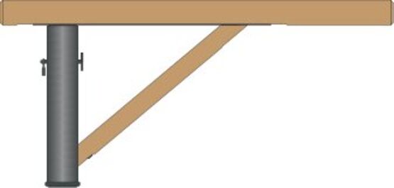 Barrière pivotante | Barrière courte à broche en acier - produit présenté par SEMCO