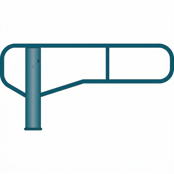  Barrière pivotante | Barrière courte à clé prisonnière en acier - SEMCO