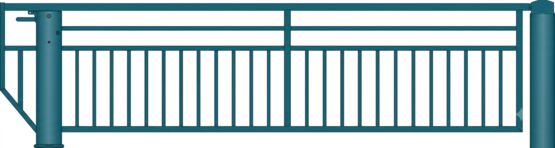  Barrière pivotante | Barrière grande largeur à clé prisonnière en acier - SEMCO