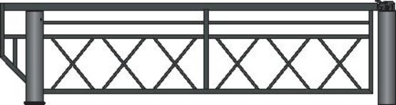 Barrière pivotante | Barrière grande largeur renforcée à volet pour contrôle d'accès - produit présenté par SEMCO