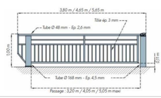 Barrière pivotante | Grande largeur à volet de condamnation pour contrôle d’accès sécurisé - produit présenté par SEMCO