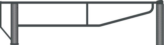  Barrière pivotante | Grande largeur à volet de condamnation pour contrôle d’accès sécurisé - Barrières de sécurité mobiles manuelles ou automatiques
