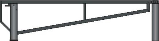 Barrière pivotante | Grande largeur renforcée à clé prisonnière - produit présenté par SEMCO