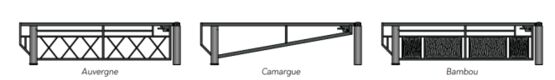  Barrière pivotante | Grande largeur renforcée à loquet pour contrôle d’accès - Barrières de sécurité mobiles manuelles ou automatiques