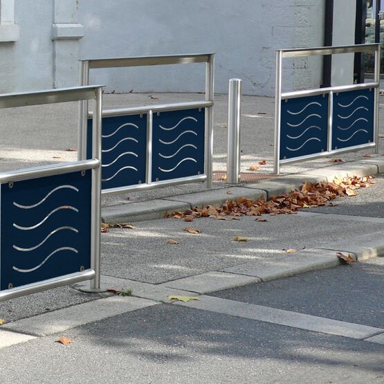 Barrière sécurisée | Barrière sécurisée Goélette en acier inoxydable pour mobilier urbain