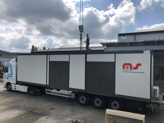 Base de vie préfabriquée pour chantier | ARMODULE - Bungalows et bâtiments préfabriqués