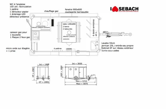 Base vie chantier - produit présenté par SEBACH FRANCE