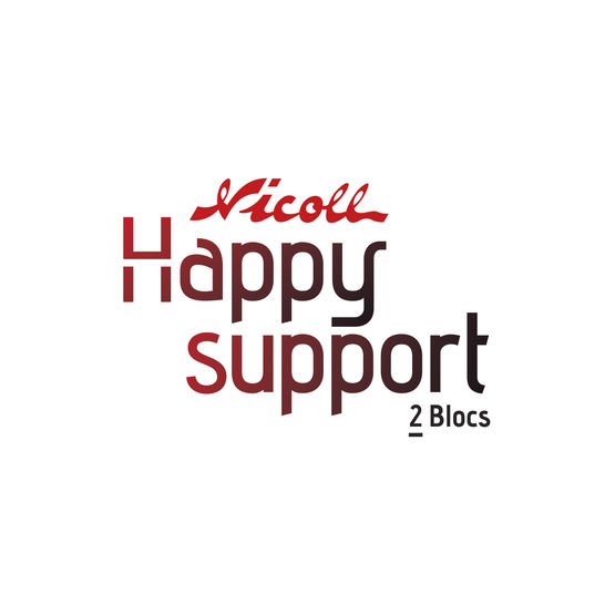  Bâti-support autoportant 2 blocs  | Nicoll Happy support - Bâti support universel