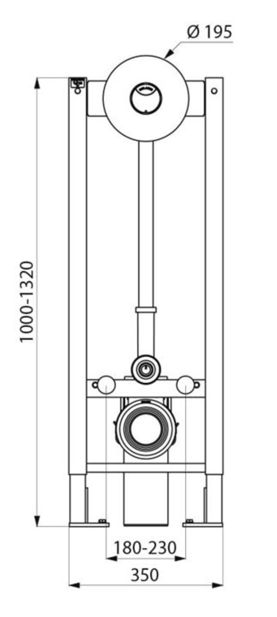 Bâti-support autoportant pour WC avec robinet TEMPOFLUX 2 | TEMPOFIX 3 Réf. 578305-578222 - produit présenté par DELABIE