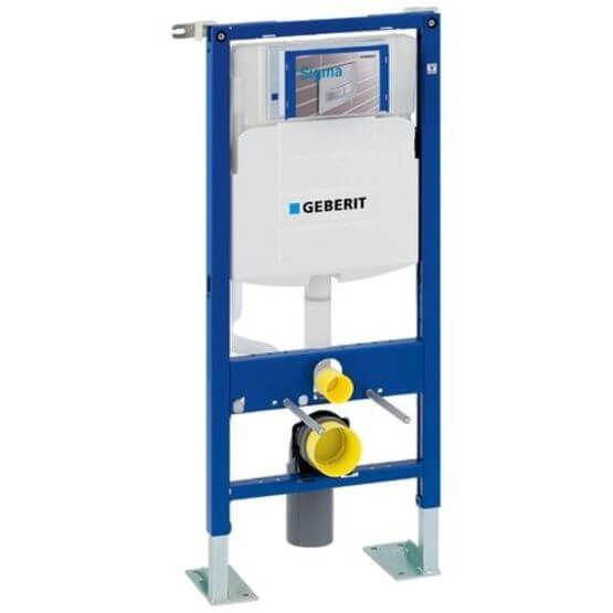 Bâti-support autoportant pour WC suspendu avec réservoir à encastrer  | Bâti-support Duofix Sigma 12 cm pour WC suspendu