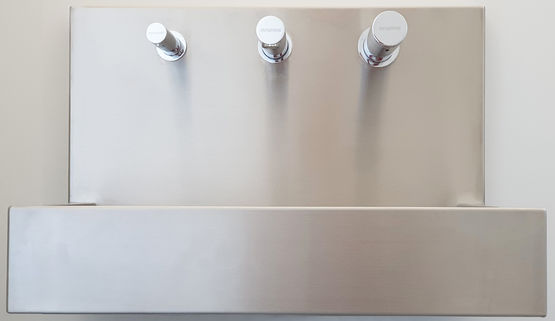  Bâti-support lavabo RONDEO TRIO pour robinetterie électronique murale | RES-KE3-123 - SUPRATECH