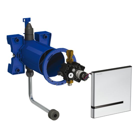  Bâti-support pour urinoir TEMPOFIX 3 en acier époxy | TEMPOFIX 3  - DELABIE