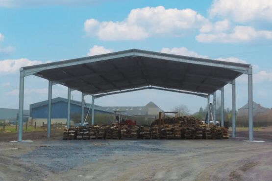  BÂTIMENT DE STOCKAGE 400M² - 16,6X24X5M - Autres constructions modulaires préfabriqués