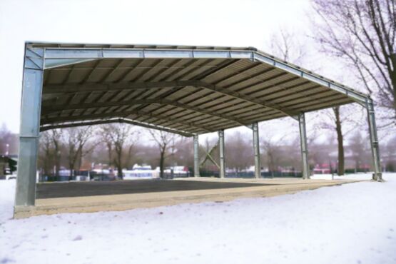 Bâtiment de stockage 500m² 20.60x24x5 m avec chéneaux et régulateur  - produit présenté par BATIMENTSMOINSCHERS.COM/ C2I COMMERCE SARL
