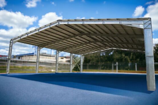 Bâtiment de stockage galvanisé structure + couverture - 20,6x24x5m - produit présenté par BATIMENTSMOINSCHERS.COM/ C2I COMMERCE SARL