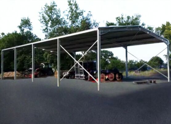 Bâtiment en kit renforcé 300m² - 12,6x24x6m