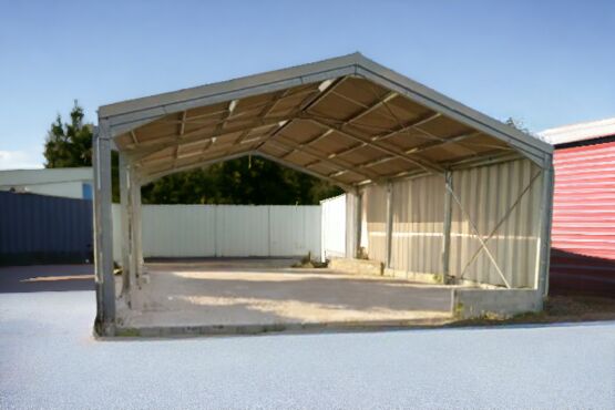 Bâtiment galvanisé en kit de 230m² - produit présenté par BATIMENTSMOINSCHERS.COM/ C2I COMMERCE SARL