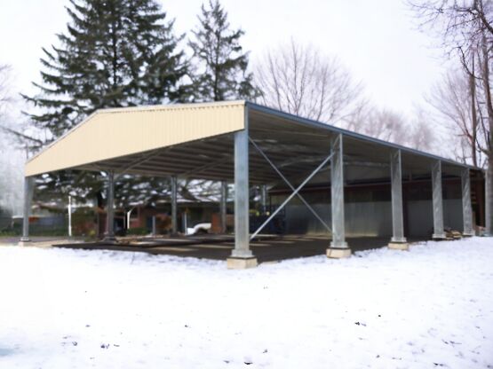  Bâtiment industriel Galvanisé en Kit 990m² - 20,6x48x5m - Bâtiments préfabriqués pour le stockage