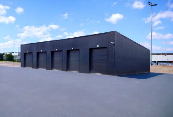  Bâtiment industriel isolé de 240m² avec 5 box de location de 48m² - Bâtiments préfabriqués pour le stockage