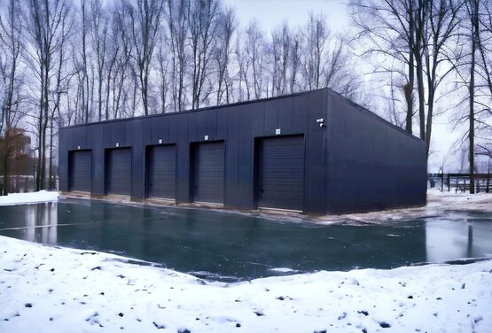 Bâtiment industriel isolé de 240m² avec 5 box de location de 48m² - produit présenté par BATIMENTSMOINSCHERS.COM/ C2I COMMERCE SARL