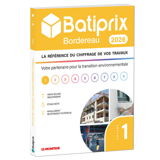   BATIPRIX BORDEREAU 2026 - LA REFERENCE DU MARCHE - DISPONIBLE EN PRECOMMANDE ! - BATIPRIX