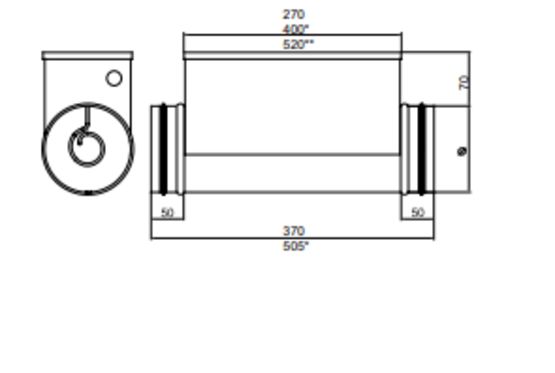  Batterie de chauffage électrique circulaire autorégulée | CVA MQI - Accumulateurs, batteries...