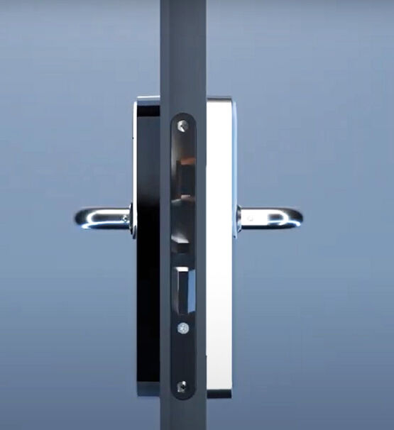 Béquille électronique sur plaque robuste étanche antieffraction | SmartHandle AX Advanced - SIMONSVOSS TECHNOLOGIES