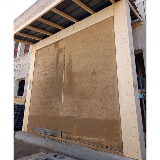  Béton de terre crue pour préfabrication de panneaux ossature bois | PrecoTerre - FEHR