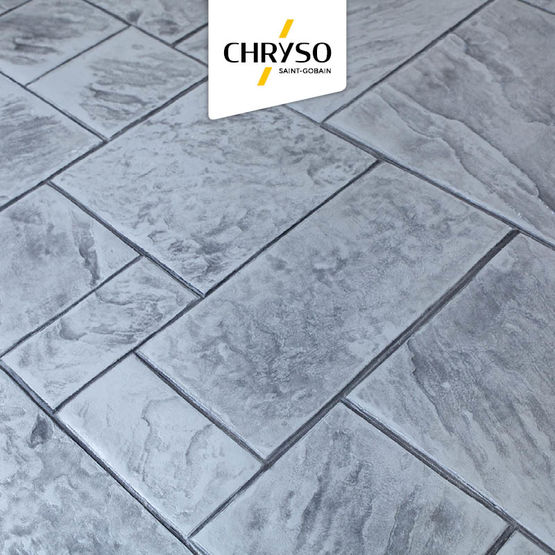  Béton imprimé pour reproduire avec réalisme l&#039;aspect de matériaux naturels | CHRYSO DuraPrint - Béton décoratif