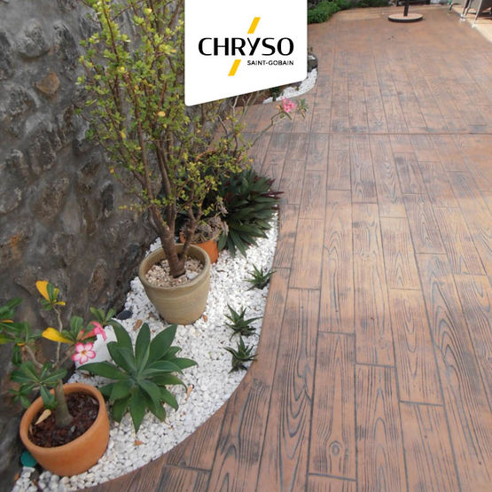 Béton imprimé pour reproduire avec réalisme l&#039;aspect de matériaux naturels | CHRYSO DuraPrint - produit présenté par CHRYSO