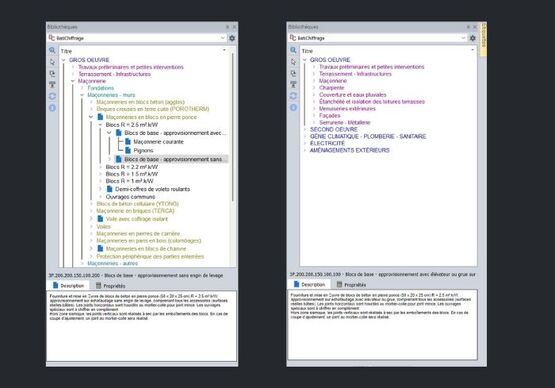  Bibliothèques d'ouvrages et de prix incluses dans DeviSOC | SOC INFORMATIQUE - Logiciel de pièces écrites, métré et chiffrage