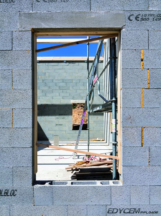  Bloc à bancher en béton pour fondations ou linteaux | Vertical Bloc FL - EDYCEM PPL (HERIGE)