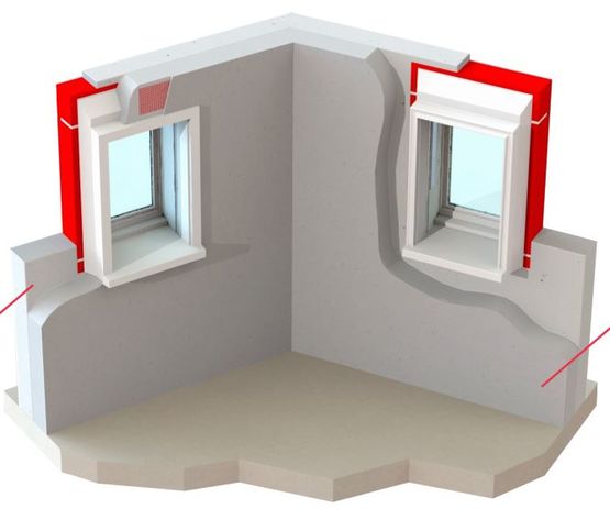  Bloc baie béton armé monobloc pour l’isolation par l’extérieur | THERMOCADRE - Lucarnes, encadrements, linteaux, appuis préfabriqués