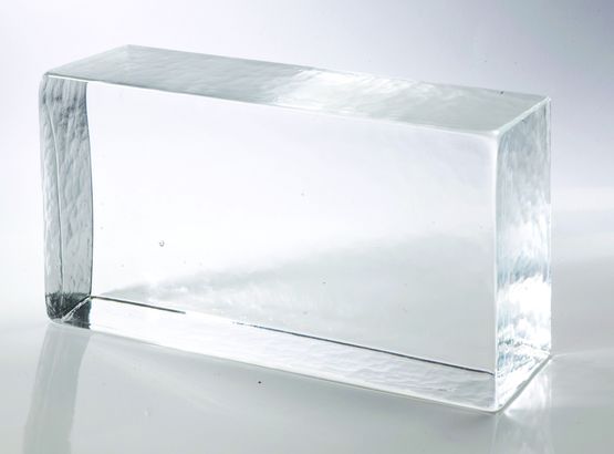 Poesia 60672 : Bloc de verre transparent pour cloison et agencement  intérieur – Batiproduits