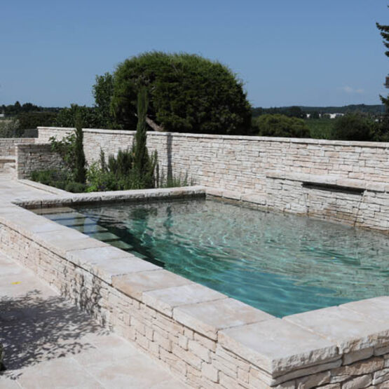  Bloc mur Hadrien | Béton - Muret en pierre / aspect pierre