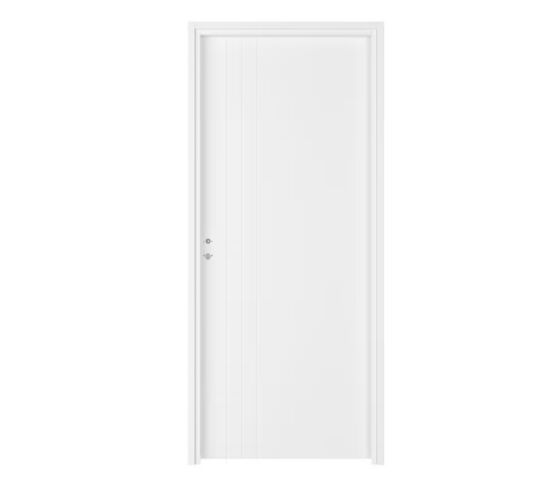 Bloc-porte acoustique Laqué Blanc - Fin de chantie| LINE *** 