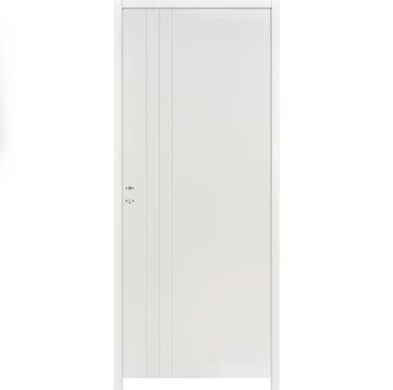 Bloc porte acoustique Line laqué blanc | LAPEYRE SERVICES