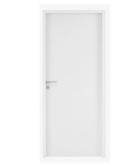Bloc-porte acoustique prêt à peindre avec huisserie MDF 90 mm | Romy **