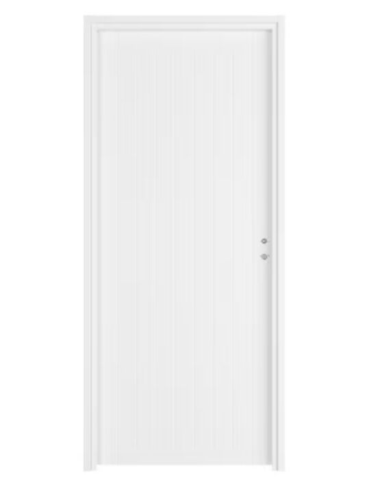 Bloc-porte acoustique VERTICALE *** Laqué Blanc - Fin de chantier