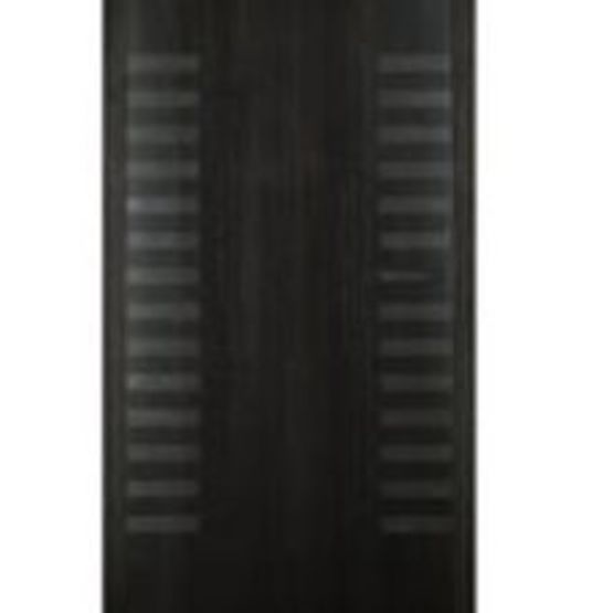 Bloc-porte d’intérieur design en placage naturel ebony avec des inserts pierre | OPALE Ebony - LA MANUFACTURE DES PORTES