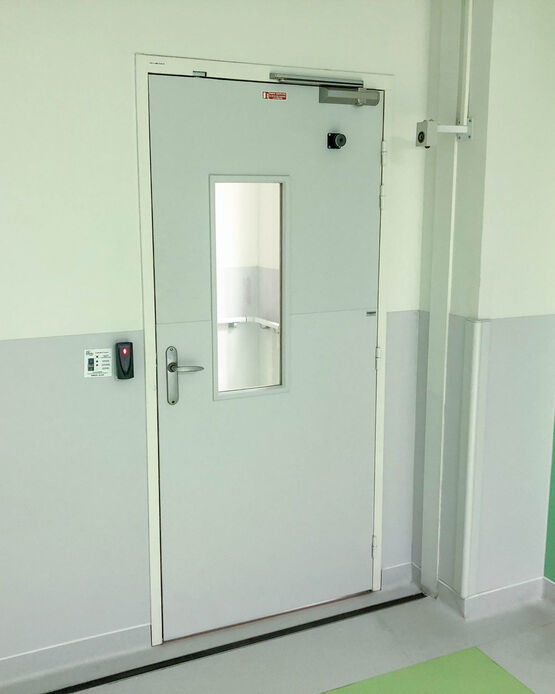 Bloc porte DAS simple action POLYFEU - produit présenté par POLYTECH