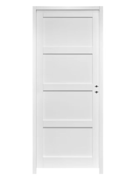 Bloc-porte ELEGANCE *** Laqué Blanc -Huisserie 90